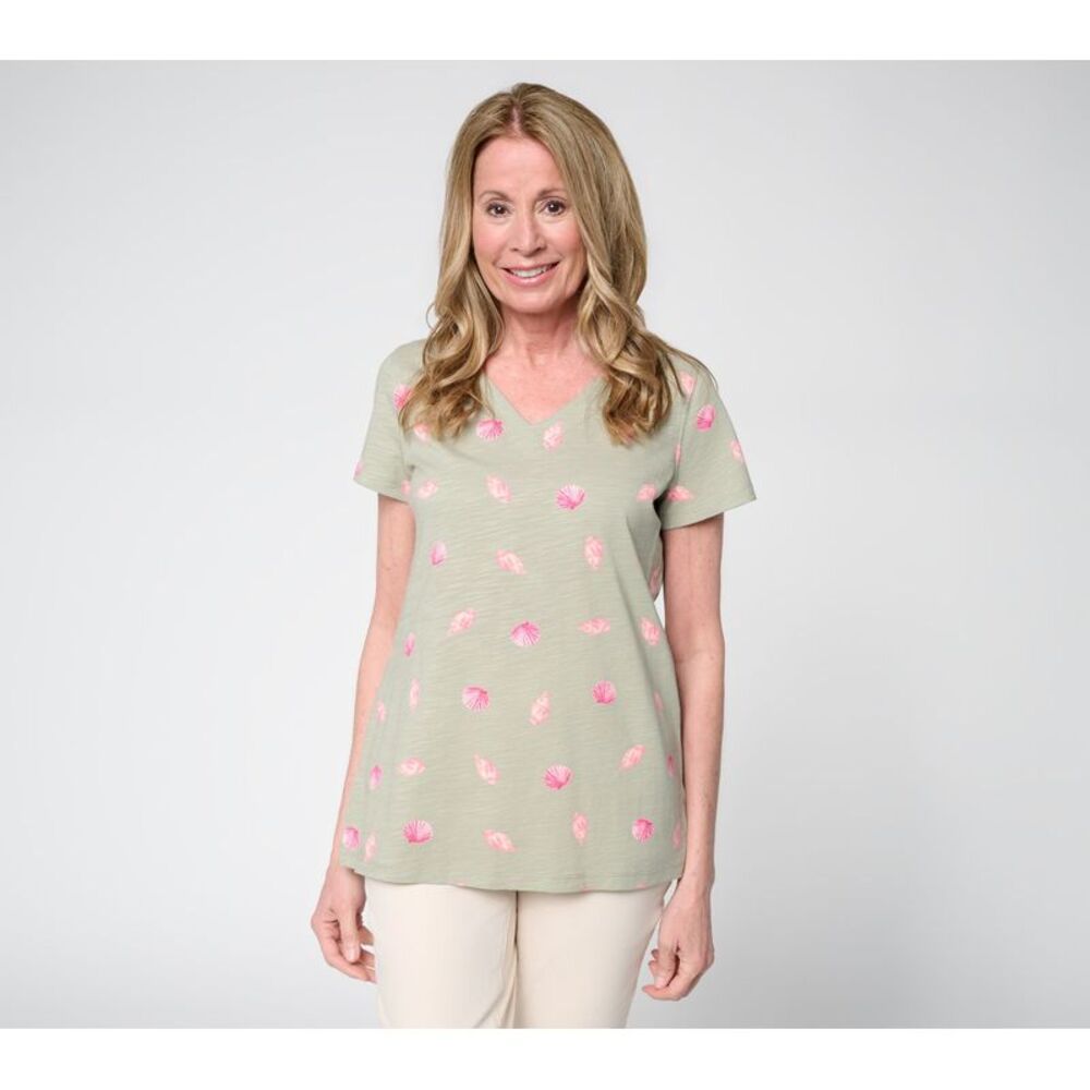 Liberare Women's Top Sz S Make Your Selection: Belle by Kim Gravel Green A723958